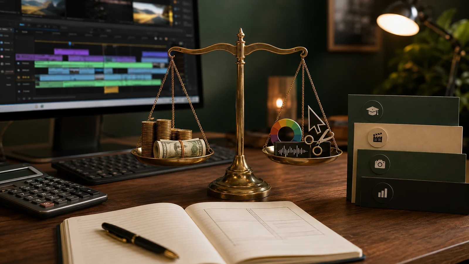 Comparaison du budget nécessaire pour apprendre le montage vidéo